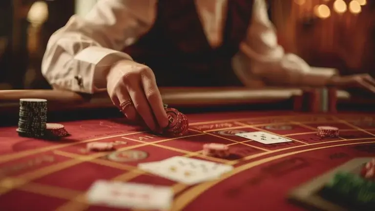 How does edge sorting in baccarat work?