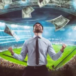 Man,Who,Rejoices,At,The,Stadium,For,Winning,A,Rich